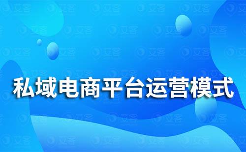 私域电商平台运营模式是什么