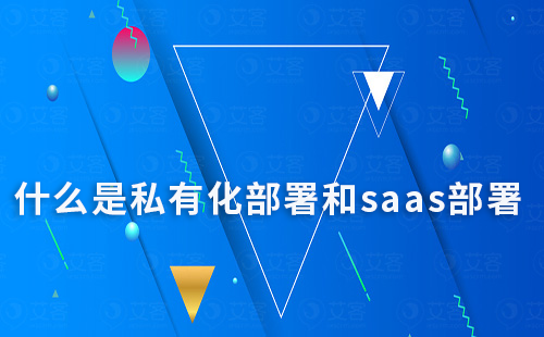 什么是私有化部署和saas部署