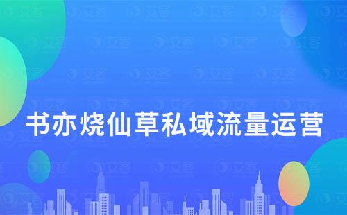 书亦烧仙草如何通过私域打造高复购率